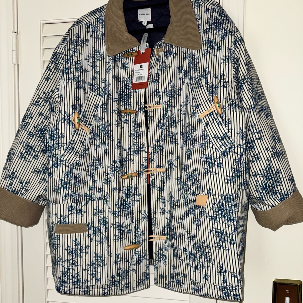 HB NWT Barn Jacket Cornflower Toile